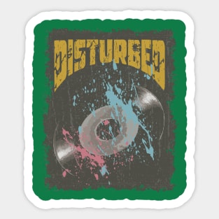 Disturbed vintage Vynil Sticker